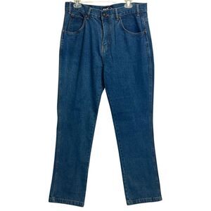 Mission Ridge Denim Men's Straight Leg Jeans 34x32 NWT Blue 100% Rugged Workwear